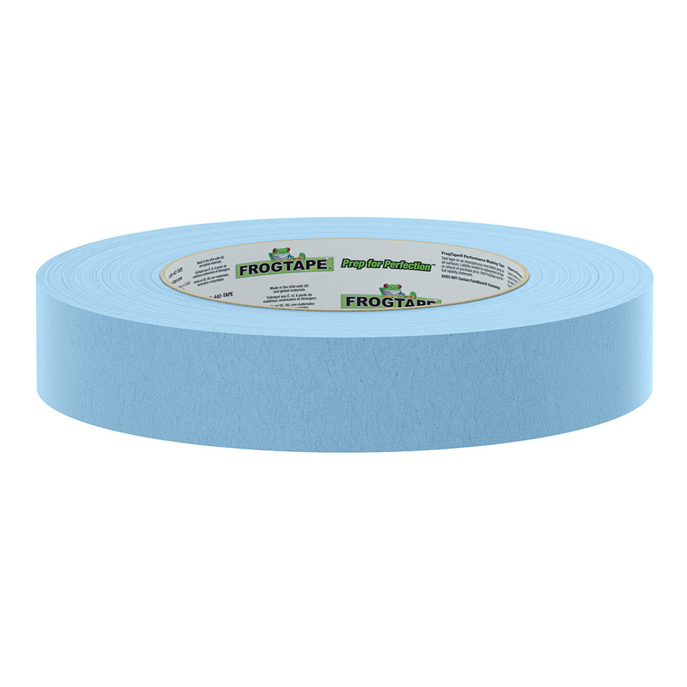 FrogTape CP 250 Medium-High Adhesion Masking Tape - 24MM x 55M x 12-Pack - Light Blue - Rated f/250F [105327]
