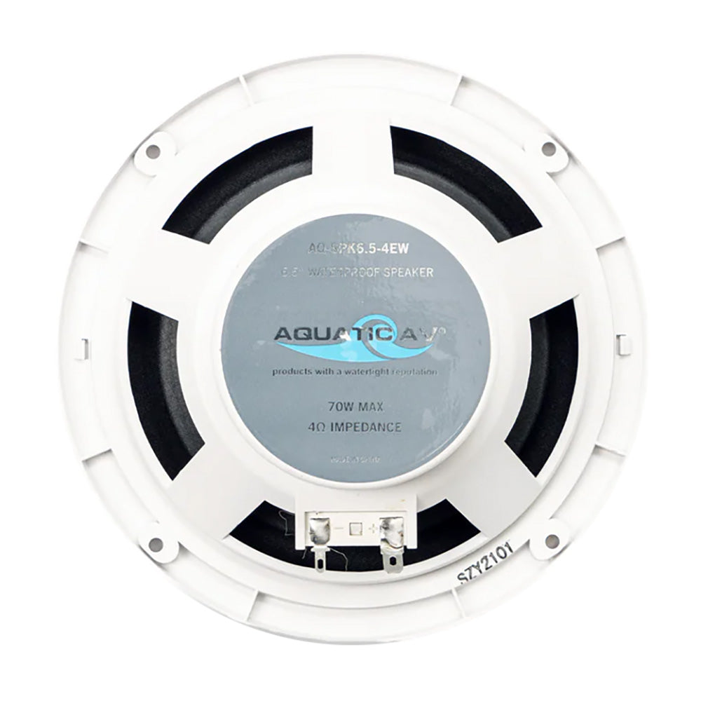 Aquatic AV 6.5" Economy Speakers - White - Pair [EC121]