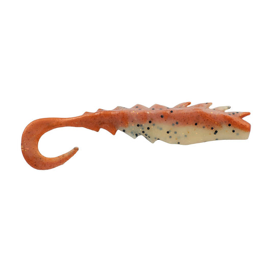 Berkley Gulp! Saltwater Nemesis Prawn Curl Tail - 4" - New Penny GSNPCT4-NP [1551574]