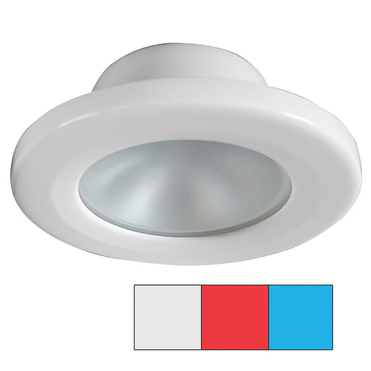 i2Systems Apeiron A3120 Screw Mount Light - Red, Cool White & Blue - White Finish [A3120Z-31HAE]